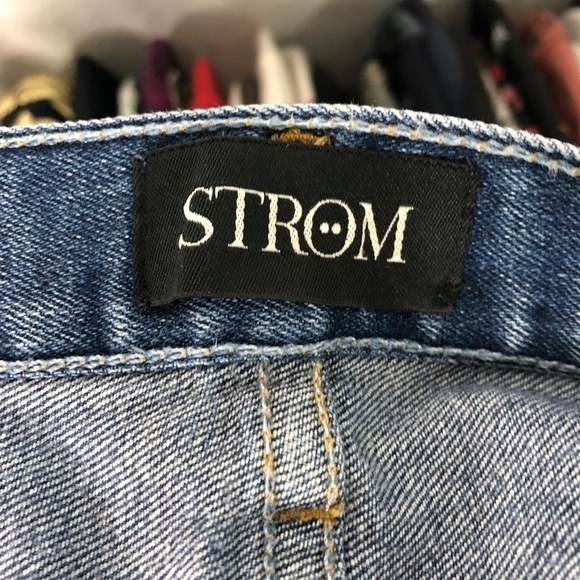 𝅺strom Sexton Selvedge Loose Crop Galaxy Jeans - Picture 6 of 8